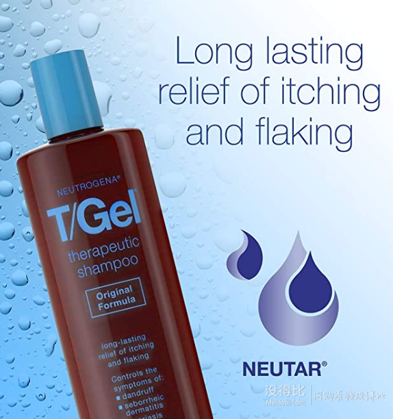 neutrogena 露得清 t-gel 基础款去屑洗发水 473ml 到手90.92元