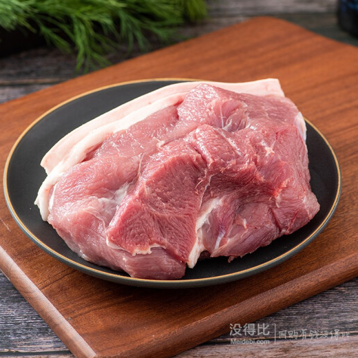 冷鲜肉京觅带皮猪后尖肉300g