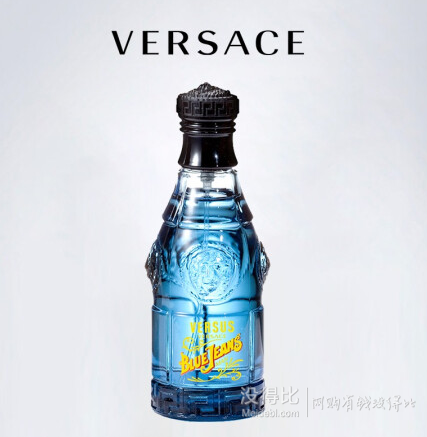 versace 范思哲 牛仔系列 蓝色牛仔男士淡香水 edt 75ml 119元(需付