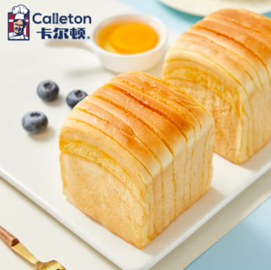 Calleton 卡尔顿 牛乳千层吐司面包380g