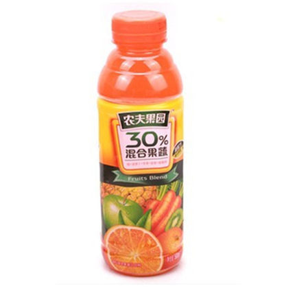 農夫果園 30%混合果蔬汁(胡蘿蔔 蘋果 橙) 500ml/瓶 1元