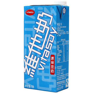 维他奶 原味豆奶1l/盒