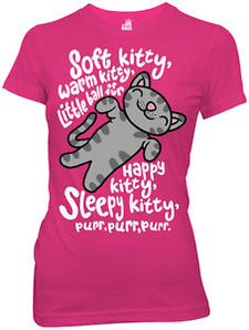 谢耳朵入眠曲!生活大爆炸 Soft Kitty 女士T恤