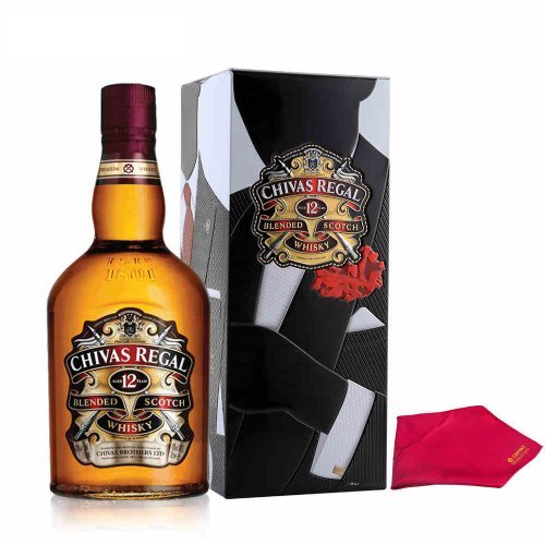 chivas regal 芝華士12年蘇格蘭威士忌pg摩登紳士鐵盒限量珍藏版 (贈