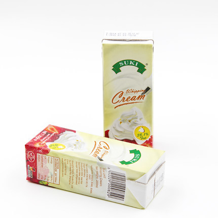 多美鲜淡奶油 动物性稀奶油 蛋挞蛋糕原料 易打发裱花 原装200ml