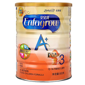 美赞臣(MeadJohnson)3段（12-36个月）安儿宝A+900克罐装奶粉进口奶源