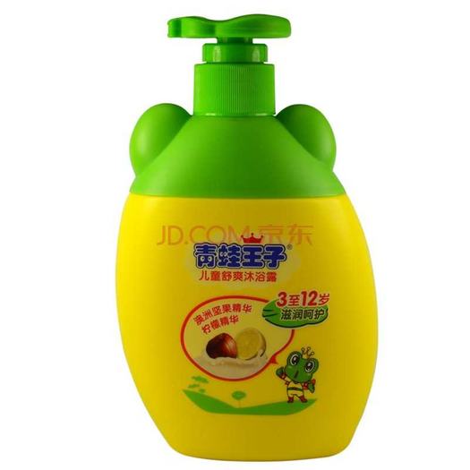 青蛙王子 儿童舒爽沐浴露360ml(柠檬型)