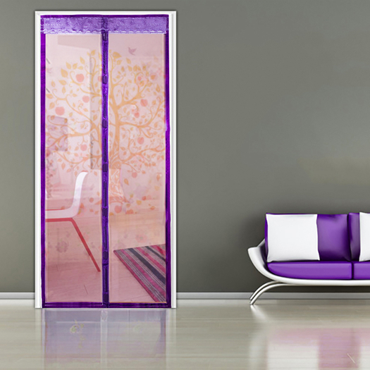 新款高档简易磁性软纱门