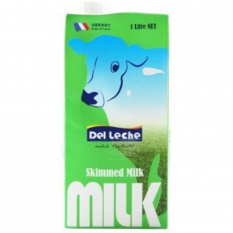 法国进口得乐思delleche脱脂牛奶1l 5.9元