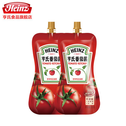 10点开始!白菜!亨氏番茄酱320g*2袋装 0.01元包邮_没得比