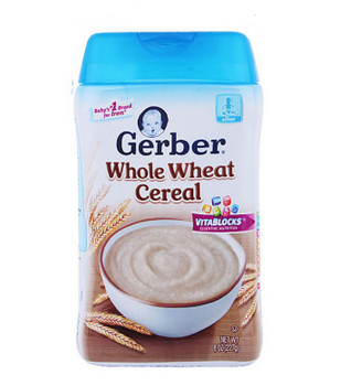 gerber 嘉宝 二段纯小麦米粉227g 折19.9/盒(39.9,199.5-100)