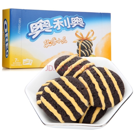 奥利奥 软香小点香橙味56g 2.7元(4.55元,99-40)
