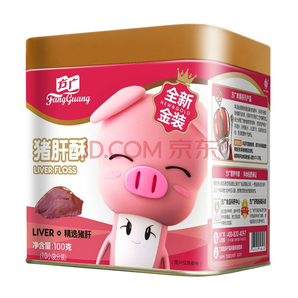 某东PLUS会员： FangGuang 方广 儿童猪肉酥 100g 猪肝味
