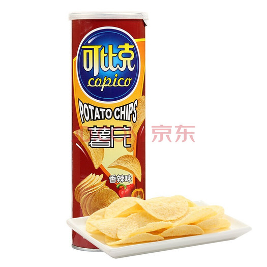 可比克 香辣味 薯片 105g7.9元