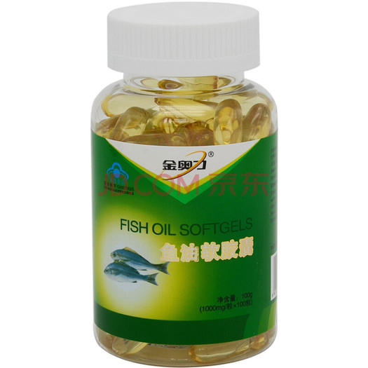 金奧力 魚油軟膠囊 1000mg*100粒 19.9元