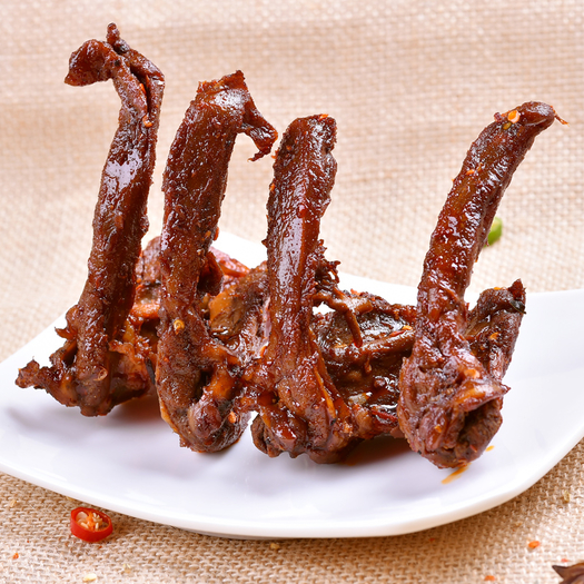 味巴食 麻辣鸭架鸭锁骨 500g