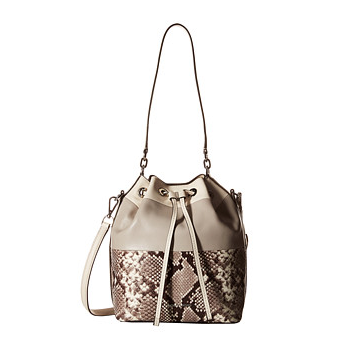 michael michael kors 女士大号蛇皮纹抽绳水桶包