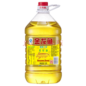 金龙鱼 食用油精炼一级菜籽油5L