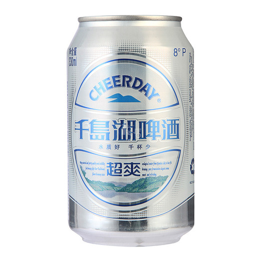 千岛湖 超爽 啤酒 330ml/罐 1元