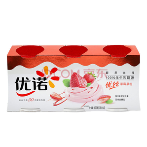 某东PLUS会员： Yolplait 优诺 优丝 草莓果粒酸奶 135g*3杯 22.9元，可优惠至11.45元