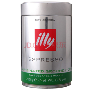 PLUS会员： illy 意利 浓缩咖啡粉 250g +凑单品 
