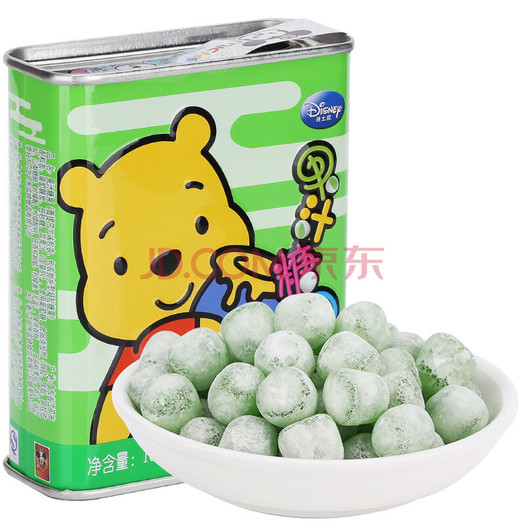 滨崎迪士尼 果汁糖果青提子口味105g 9.9元2件