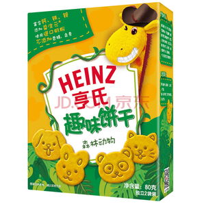亨氏（Heinz）趣味饼干 - 森林动物80g