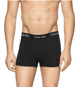 Calvin Klein Low Rise Trunks 男士低腰平角内裤 3条装