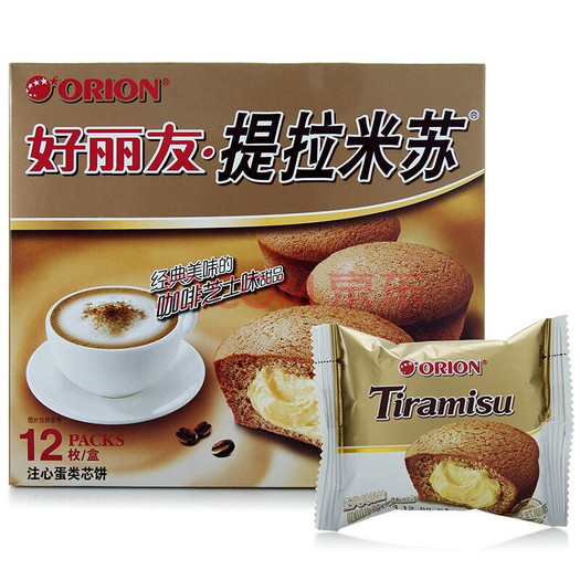 orion好丽友提拉米苏12枚276g盒