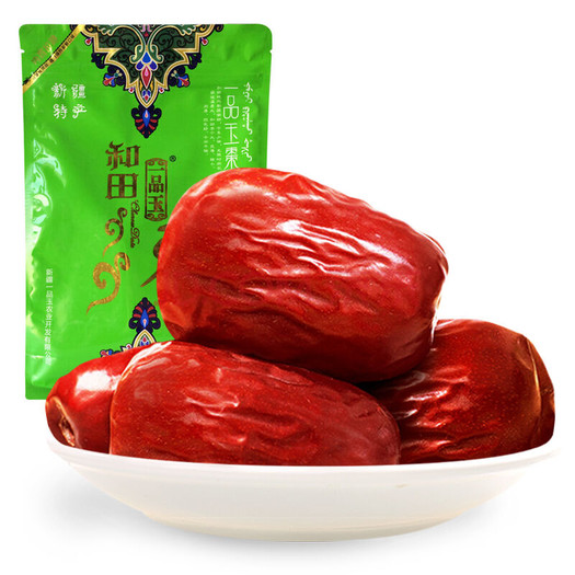 新疆特产一品玉蜜饯果干和田大枣五星218g
