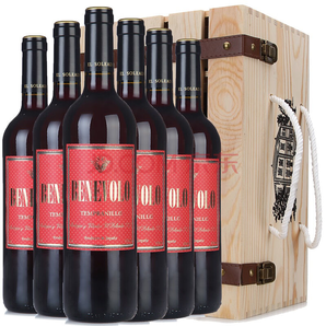 Benevolo 贝尼维拉 红葡萄酒 精品木箱装 750ml*6瓶 +凑单品 100.9元包邮（双重优惠）