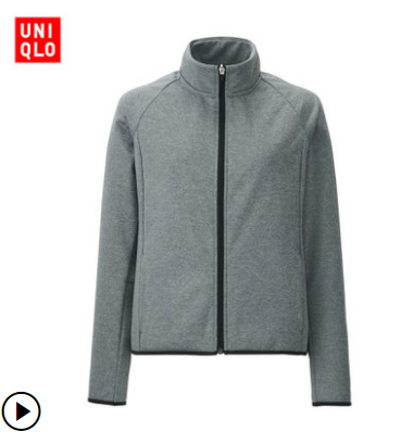 uniqlo 優衣庫 搖粒絨運動拉鍊茄克 79元