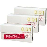 Sagami Original 幸福相模 001超薄避孕套/安全套 5只*3盒