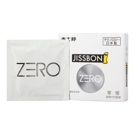 杰士邦 天然胶乳橡胶避孕套(zero零感超薄)3只装