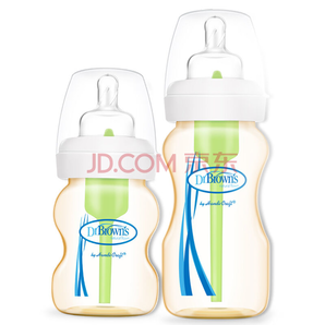 Dr Brown's 布朗博士 WB0210 新生儿防胀气婴儿奶瓶 150ml+270ml