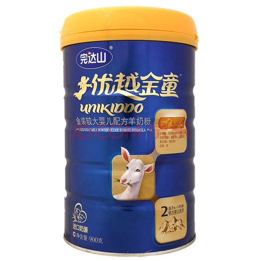 完达山菁润较大婴儿配方羊奶粉2段900g