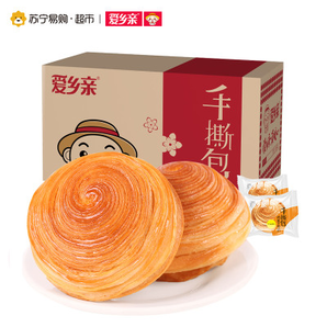 限重庆/陕西：爱乡亲 手撕面包 1500g 12.9元