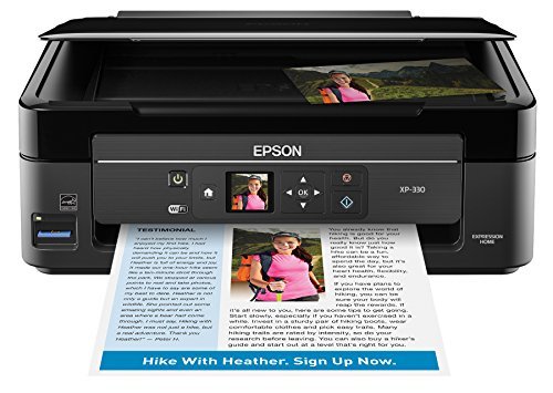 epson 爱普生 xp-330 无线彩色 喷墨打印机