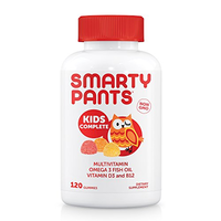 SmartyPants Gummy Vitamins 儿童多种复合维生素软糖 120颗    含税到手90元左右