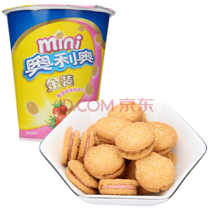 Mini奥利奥（Oreo） 金装草莓味饼干 55g