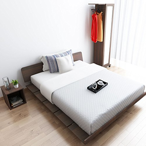 择木宜居 卧室家具套装（床+床垫，1.2*2.0m） 1599元包邮（用码）