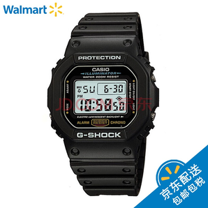 卡西欧 G-SHOCK DW5600E-1V 经典电子手表  +凑单