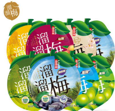 10點前5分鐘:溜溜梅 八袋七種口味480g 15.45元(30.9元,買二免一)