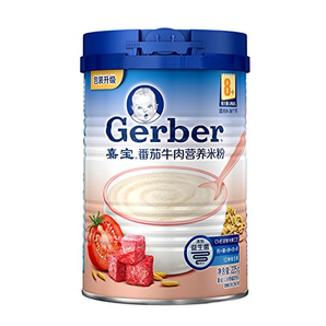 中亚Prime会员： Gerber 嘉宝 番茄牛肉营养米粉 225g  