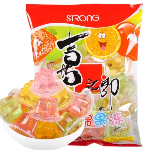 xizhilang喜之郎什锦果汁果冻360g袋1元
