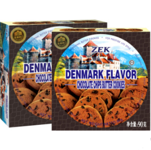 ZEK 丹麦风味巧克力黄油曲奇饼干 90g
