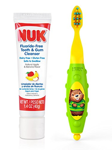 中亚Prime会员： NUK Toddler Tooth 婴幼儿安全牙膏牙刷套装