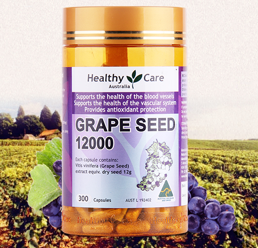 healthycare葡萄籽膠囊300粒