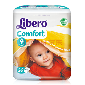 PLUS会员： Libero 丽贝乐 婴儿纸尿裤 4号 M26片 *7件 209.75元包邮（合29.96元/件）