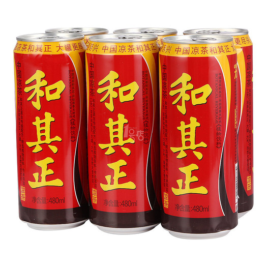 和其正 凉茶(植物饮料)480ml*6罐/组